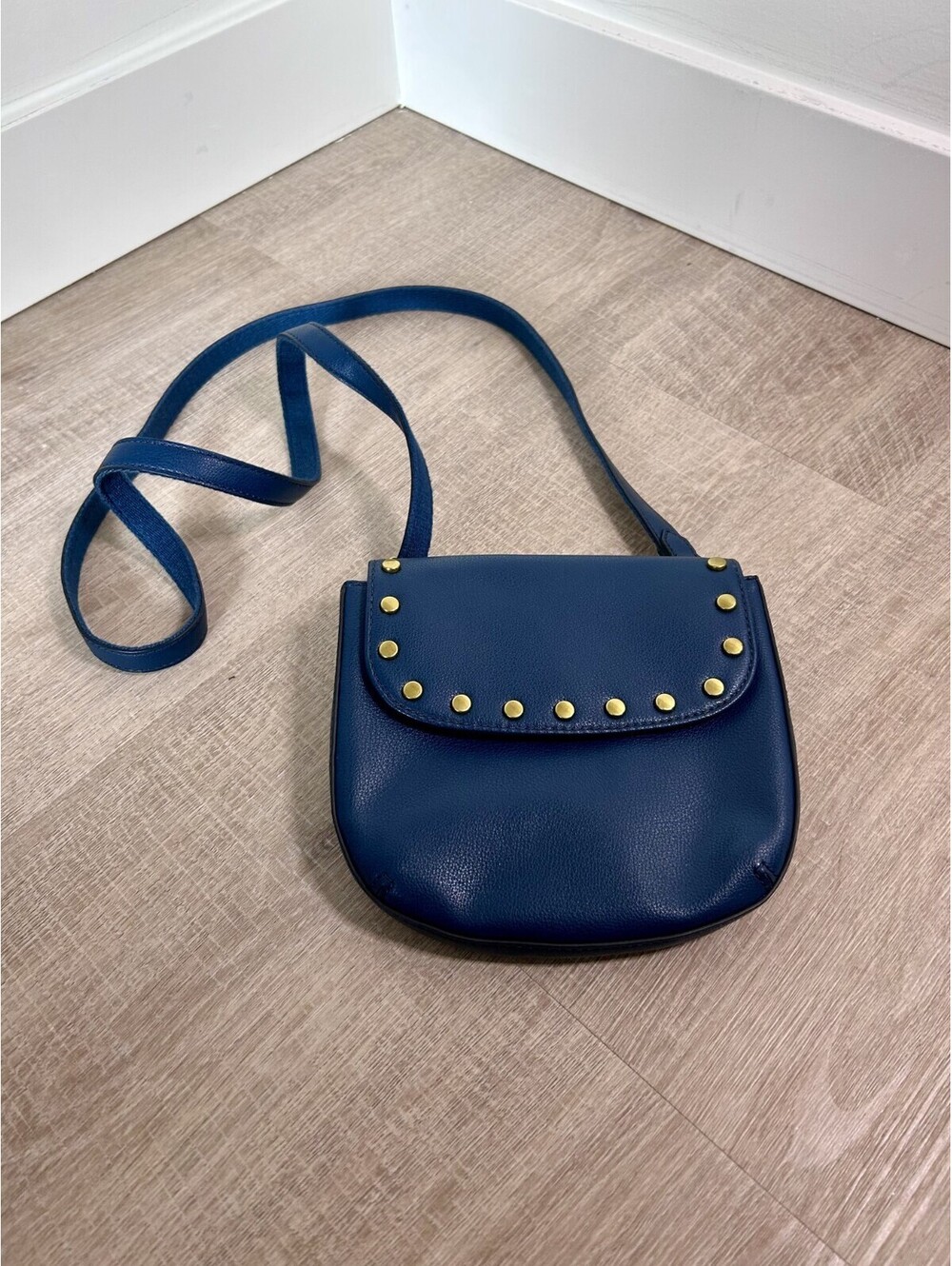 Fossil Fannie Crossbody Belt Bag Twilight Navy Studded SHB2448497